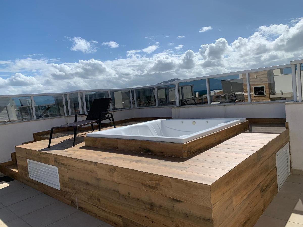 Bela Cobertura Com Vista Para O Mar Florianópolis Esterno foto