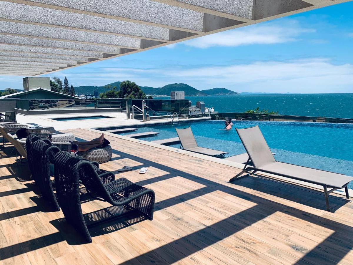 Bela Cobertura Com Vista Para O Mar Florianópolis Esterno foto